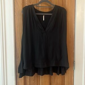 Dark gray Free People blouse